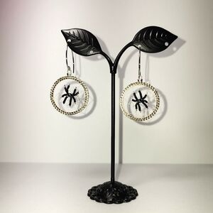 Spider Web Spider Earrings